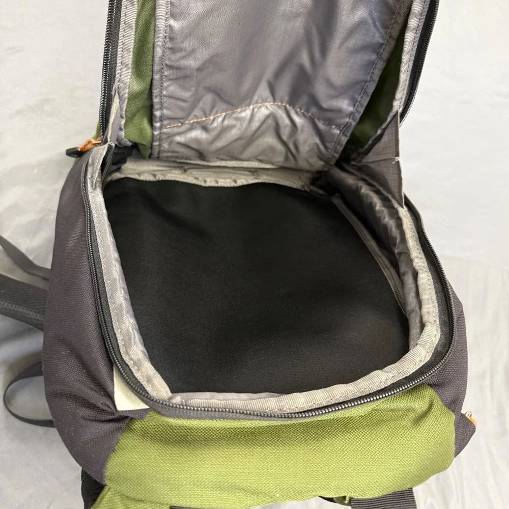 REI Co-op Cordura Backpack Olive Green Black Daypack Slim Hiking Bag Mens